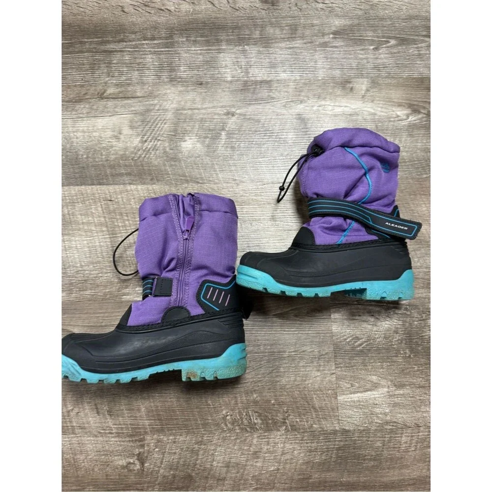 ALEADER Girls Snow Boots Size 4